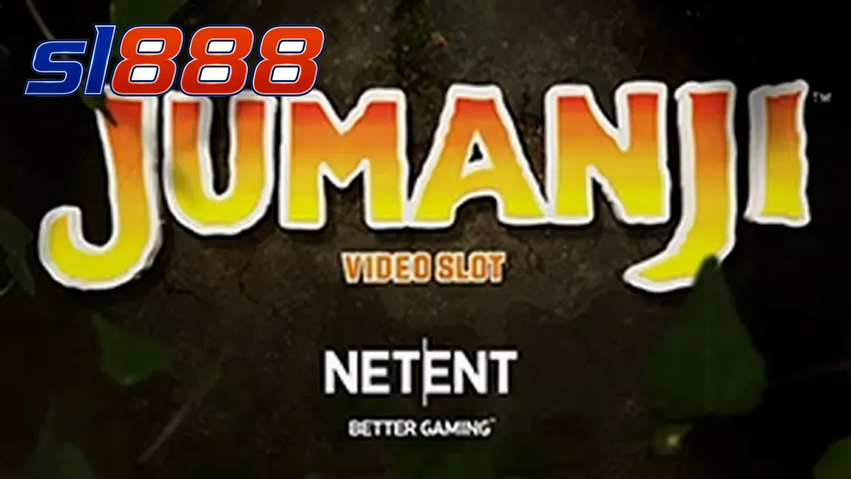 Tampilan visual bertema hutan dalam permainan slot Jumanji